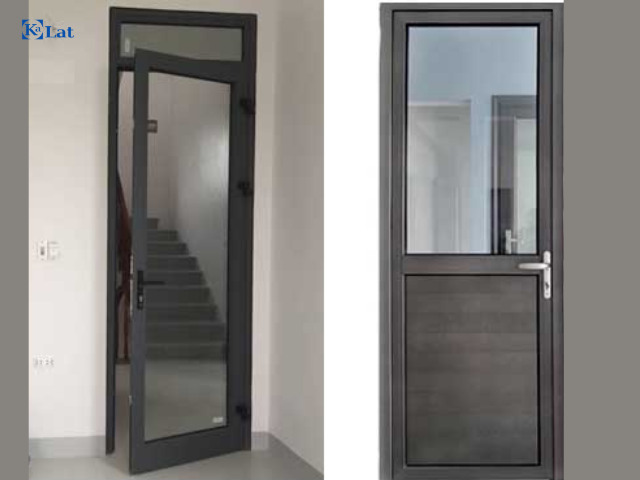 Top 30+ Mẫu Cửa Nhôm Xingfa 1 Cánh Đẹp, Hiện Đại, Được Ưa Chuộng 10 Mẫu cửa nhôm Xingfa 1 cánh mở quay hiện đại 4