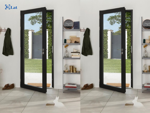 Top 30+ Mẫu Cửa Nhôm Xingfa 1 Cánh Đẹp, Hiện Đại, Được Ưa Chuộng 9 Mẫu cửa nhôm Xingfa 1 cánh mở quay hiện đại 3