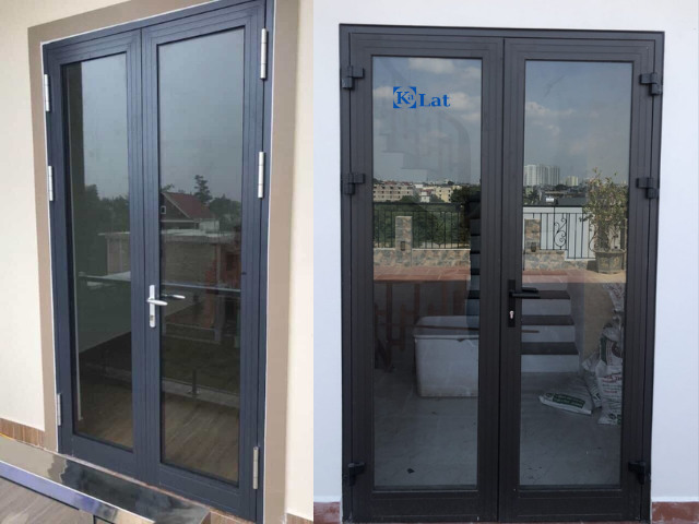 Cửa nhôm phòng ngủ cao cấp