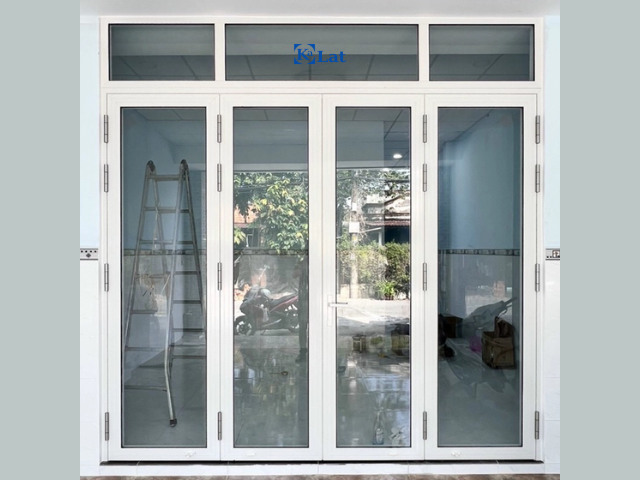 99+ Mẫu Cửa Nhôm Xingfa 4 Cánh Đẹp, Hiện Đại Được Ưa Chuộng 2026 18 Mẫu cửa nhôm Xingfa 4 cánh màu trắng