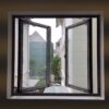 Cửa sổ mở quay lắp ghép nhôm Kalat 2 cánh
