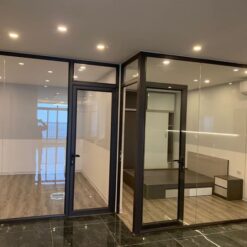 Vách ngăn nhôm kính lắp ghép cho văn phòng