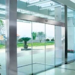Cửa kính thủy lực Xingfa 2 cánh, kính cường lực 10mm 13 Cửa kính thủy lực 2 cánh kết hợp vách kính
