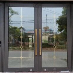 Mẫu cửa nhôm kính Xingfa khung nhôm mặt tiền